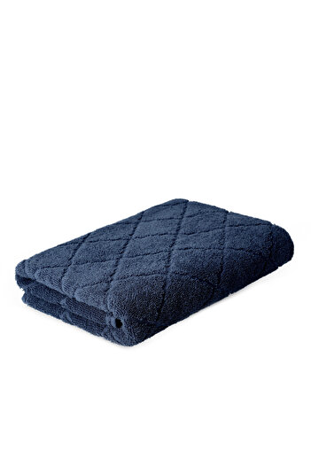 Other Towel | SAMINE | Cotton navy blue with Moroccan clover | 70x130 cm | 997635