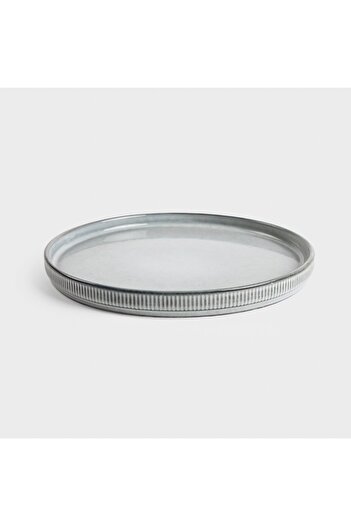 Other Plate | SANOS | dinner plate, striped gray | 26 cm | 707230
