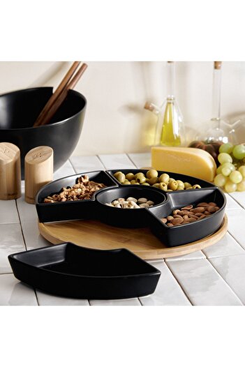 Other Platter | FINCAN | with black bowls and rotating tray | 30 CM | 813844