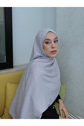 Modakaşmir Silky Jacquard Series Neva Pattern Shawl