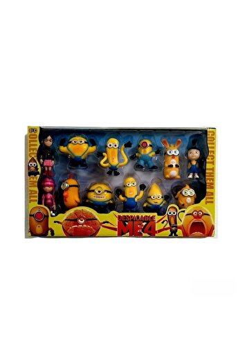 Virtual Trend Set 12 Figurine Virtual Trend®, Minions, multicolor, 3-6 cm