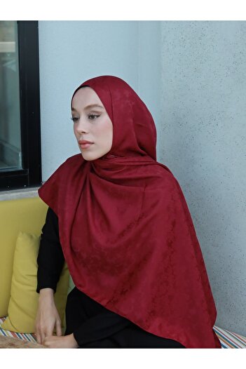 Modakaşmir Silky Jacquard Series Amber Pattern Shawl