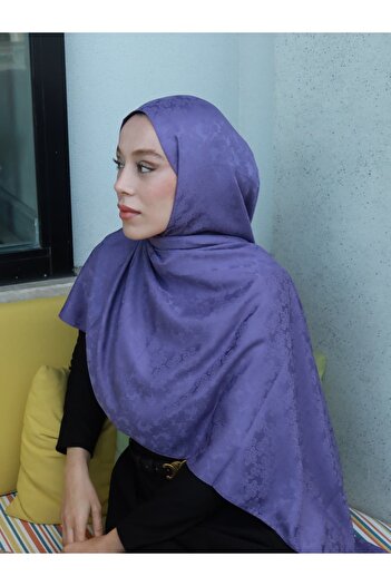 Modakaşmir Silky Jacquard Series Amber Pattern Shawl