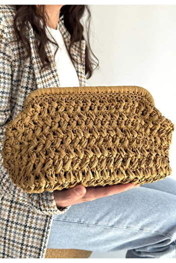 By Mop Froy Wicker Knitted Bag
