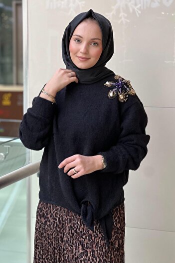 Missemramiss Violette Fleur Angora Blouse