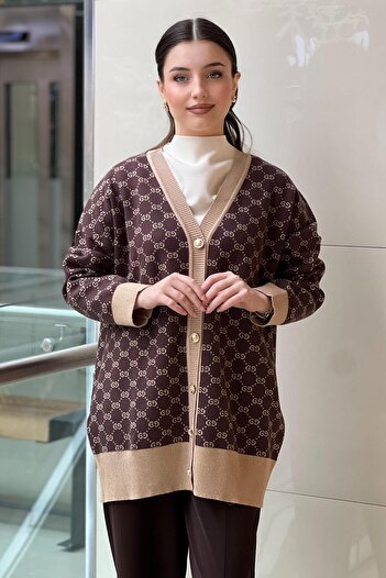 Ghisa Patterned Knitwear Cardigan