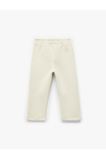 Koton Basic Cotton Sweatpants with Pockets and Lace-Up Waist