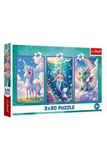 SHOPIENS Puzzle Creaturi Fantastice 3 in 1 - Trefl