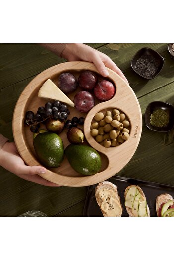 Other Platter | BAMBOO | for serving snacks | 30x5 cm | ALL 704222