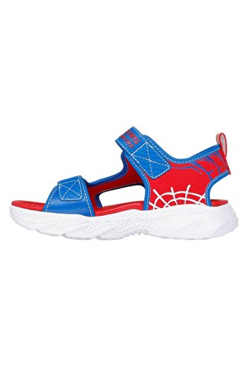 SKECHERS Creature-Splash Bugtacular Adaptive Closure Sandals - Blue & Red