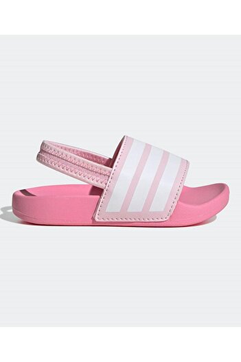 adidas Adilette Estrap Slides - Pink/Cloud White/Bliss Pink