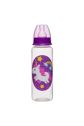 SHOPIENS First Step Unicorn Bottle, Silicone Teat, Capacity 250 ml, Multicolor, 0M+, MYONNA IT & E- COMME