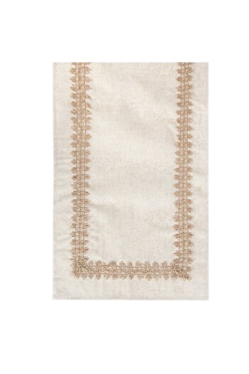 Other Table runner | LINTILO | with jute appliqué | 40x160 cm | 868158