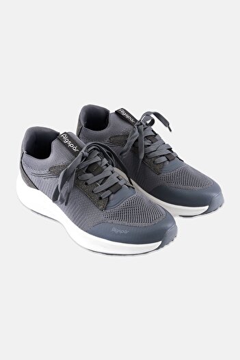 Algspar Men Lace Up Sneakers Shoes, Grey
