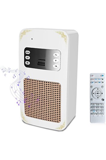 Generic Qur'an Speaker Remote Lamp Wall-Mounted Music Player, Remote Control Quran Speaker Lamp with APP Fun