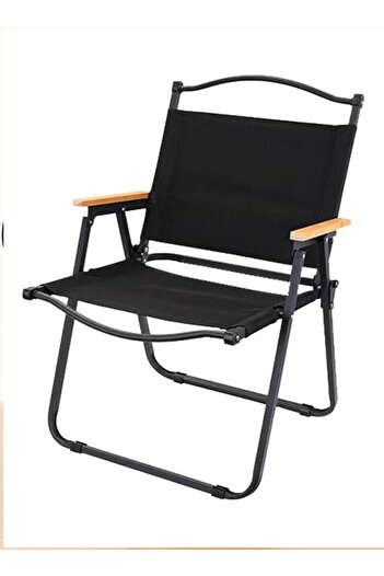 Cady One Black Portable Folding Camping Chair