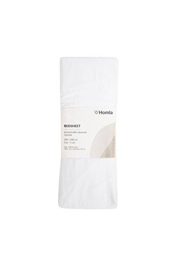 Other Fitted sheet | DANIELLE | satin white | 140x200 cm | 855394