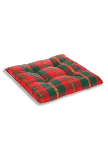 OEM Christmas decorative pillow for chair, size 40 x 40 x 4 cm, Plaid