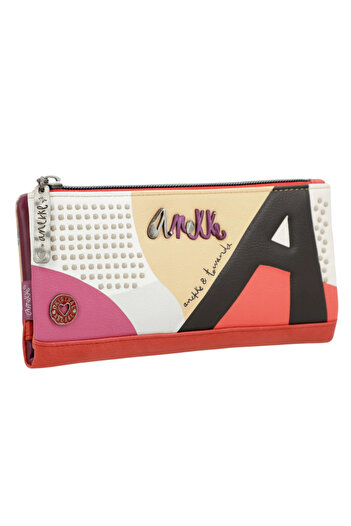 Anekke Casual wallet, women, 38799-906, pink, -leather