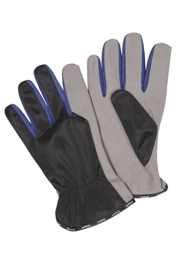 Other Polyester work gloves with suede grip, manual size 9 PROF