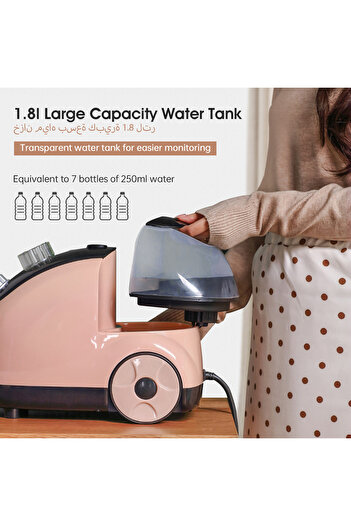Sheinhome 2000W large steam iron for home use, 165cm 3-stage telescopic stainless steel rod