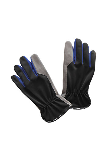 Other Polyester work gloves with suede grip, manual size 9 PROF