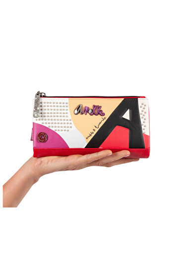 Anekke Casual wallet, women, 38799-906, pink, -leather