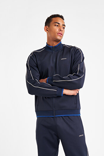 Lescon Men's Zippered Sweatshirt 25N-1150