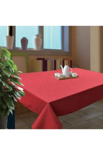 OEM Christmas decorative tablecloth, size 180 x 140 cm, Bright red