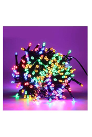 HYT Christmas Lights ®, Roll Type, Length 20 m, With 8 Light Games, 220V Power Supply, IP44 Protect