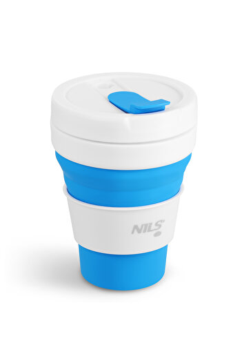 Other NC4103 FOLDING SILICONE CUP 475ML BLUE NILS CAMP