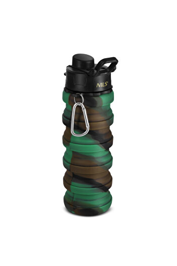 Other NC4106 SILICONE FOLDING BIDON 500ML GREEN NILS