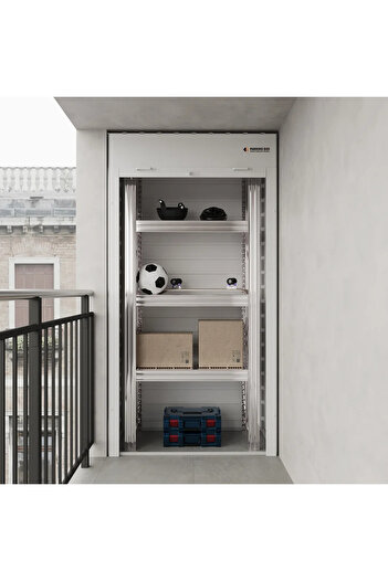 Parkingbox Metal storage cabinet BALCONBOX L1100xH2100xA550