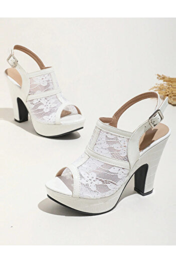 Sheya Sheya Heeled Sandals, white