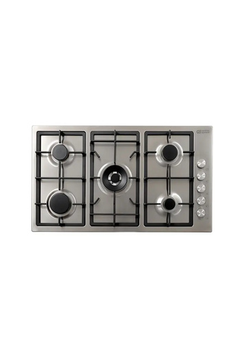 Share General Supreme Built-in Hobs Gas 89CM 5 Burner, Cast Iron, Italy