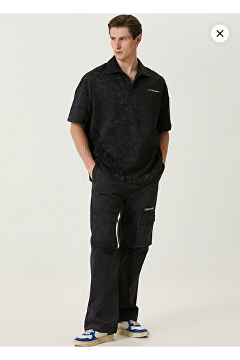 LES BENJAMINS Anthracite Logo Pants