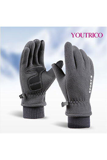 Youtrico Fleece Gloves Cold Weather Touch Winter Sport Motorcycle Soldier Tactical