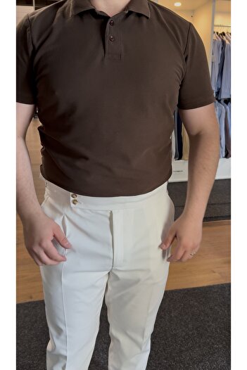 Couture For Gentlemen Gurkha Italian Style Trousers White CFGK020