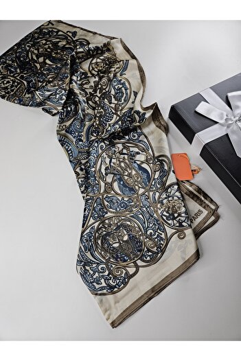 sem oyuncak Luxury Voile Silk Shawl Hijab Foulard Scarf Shawl Ethnic H Pattern 70 X 180 cm