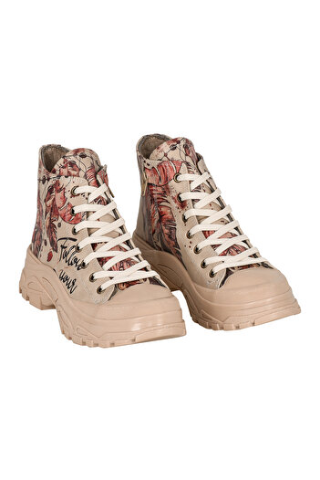 Streetfly Printed Colorful Women's Boots