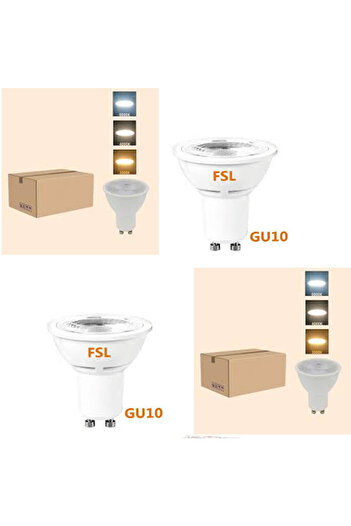 FSL 6W LED light bulb, designed to provide warm white light