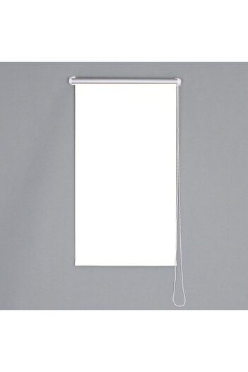 Caressa Roller Blind Easyfix Blackout ALBE50150B, Caressa, polyester, white, opaque, material dimensions 50 x 150