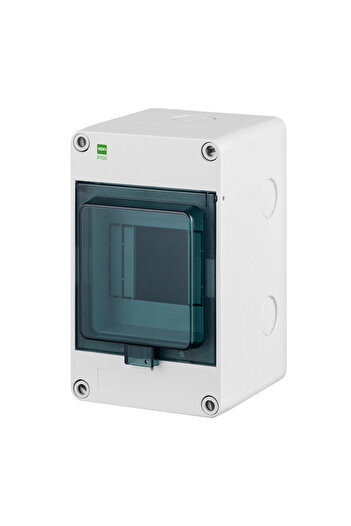 Other HERMETICA surface-mounted distribution board 1x4 modules N terminal, smoked door IP65
