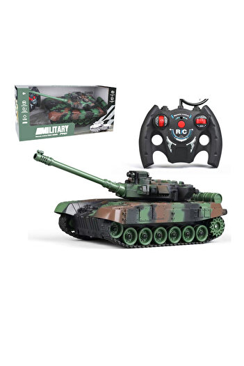 TSUMAB Remote Control Military Tank Toy – Realistic Action Vehicle for Kids