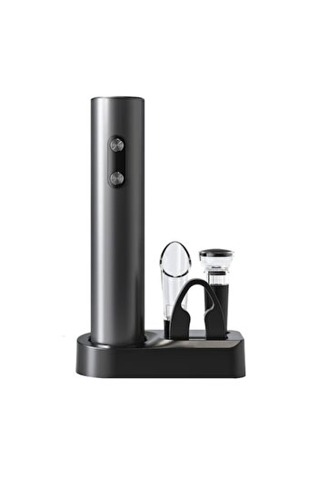 OEM Electric corkscrew, CW-WO-2401, PC + stainless steel, black, battery charging