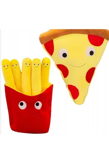 Other PLUSH Fries TOY 30cm EDUCATIONAL Box + 5 LARGE Fries