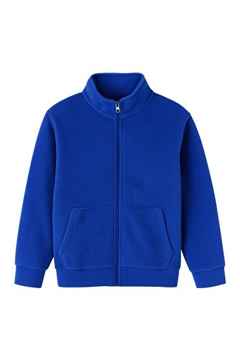 CGA Fleece albastru pentru bărbați, cu fermoar complet, fleece albastru pentru bărbați, fleece albastru