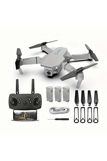 Generic LS-E525 RC Drone with Camera 4K Drone Dual Camera WiFi FPV Drone Headless Mode Altitude Hold