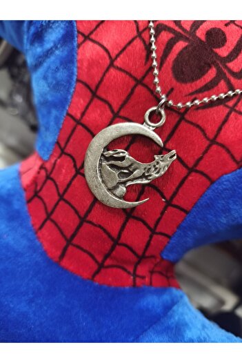 enyatakı Wolf Model Men's Necklace