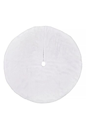 OEM Decorative Skirt for Christmas Tree, 90 cm diameter, artificial fur, White